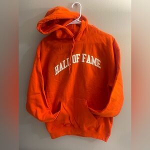 CAPALOT Orange 'Hall of Fame' Hoodie Puff Print